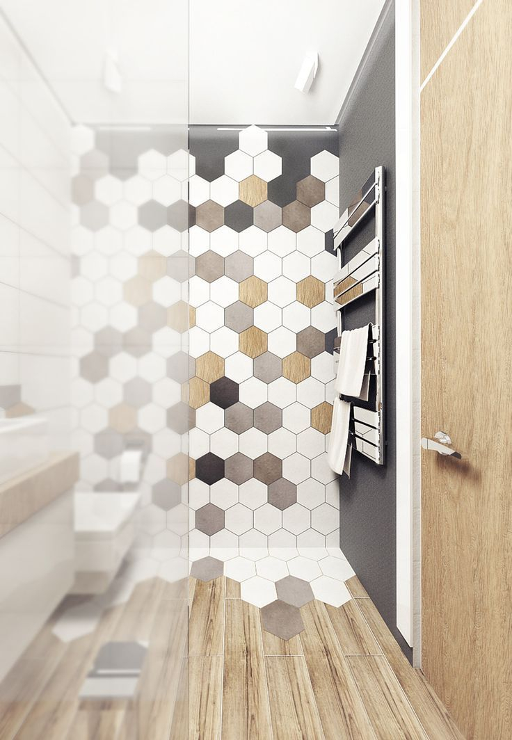 Unique honeycomb tile to give your bathroom a new look 12