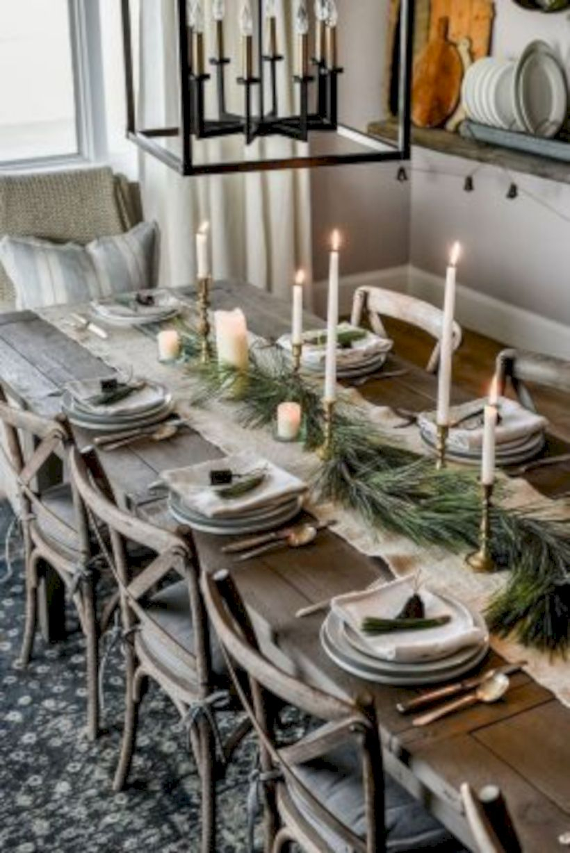 Adorable farmhouse christmas decor ideas 12