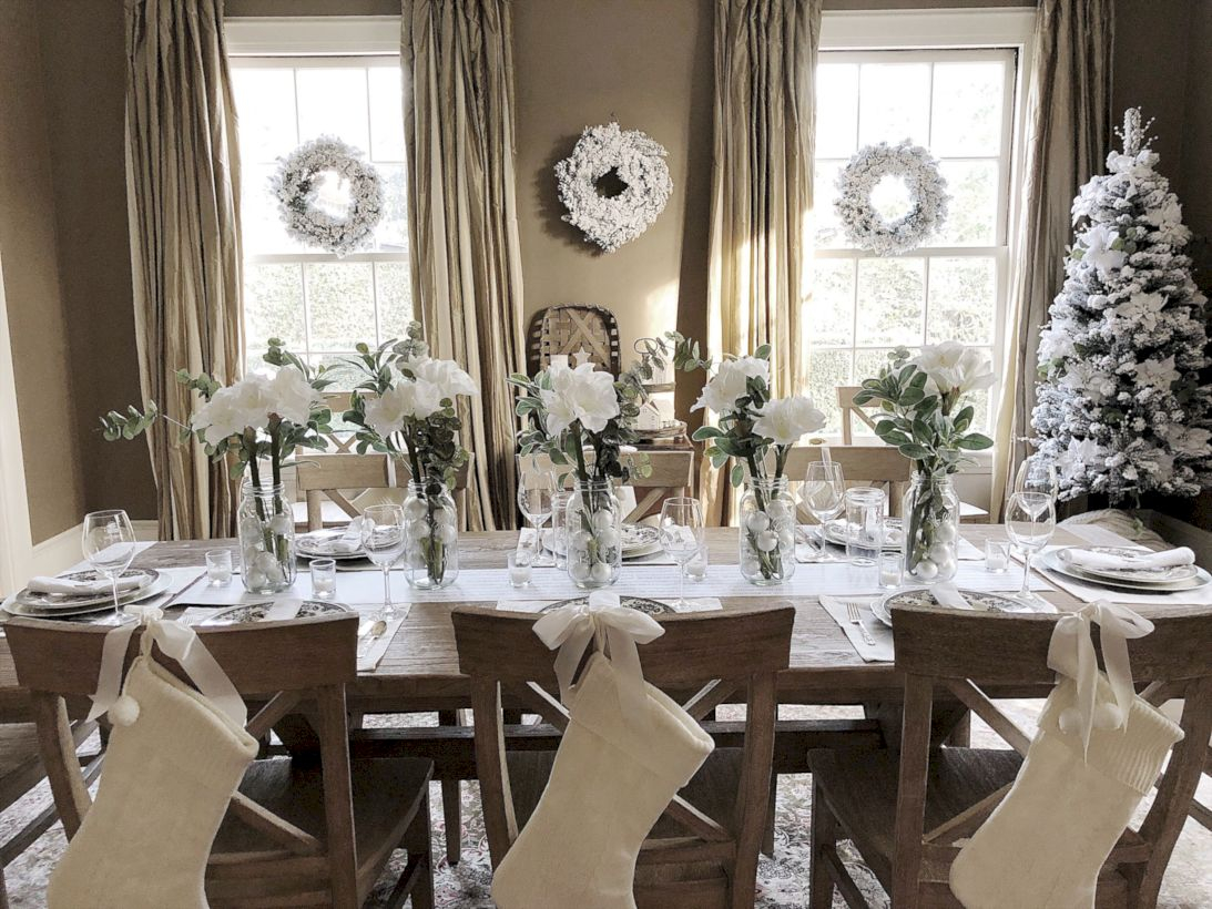 Adorable farmhouse christmas decor ideas 15