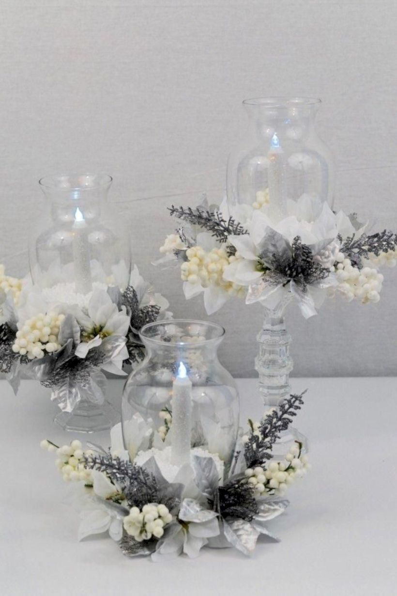 Beautiful christmas centerpiece ideas you should try 24