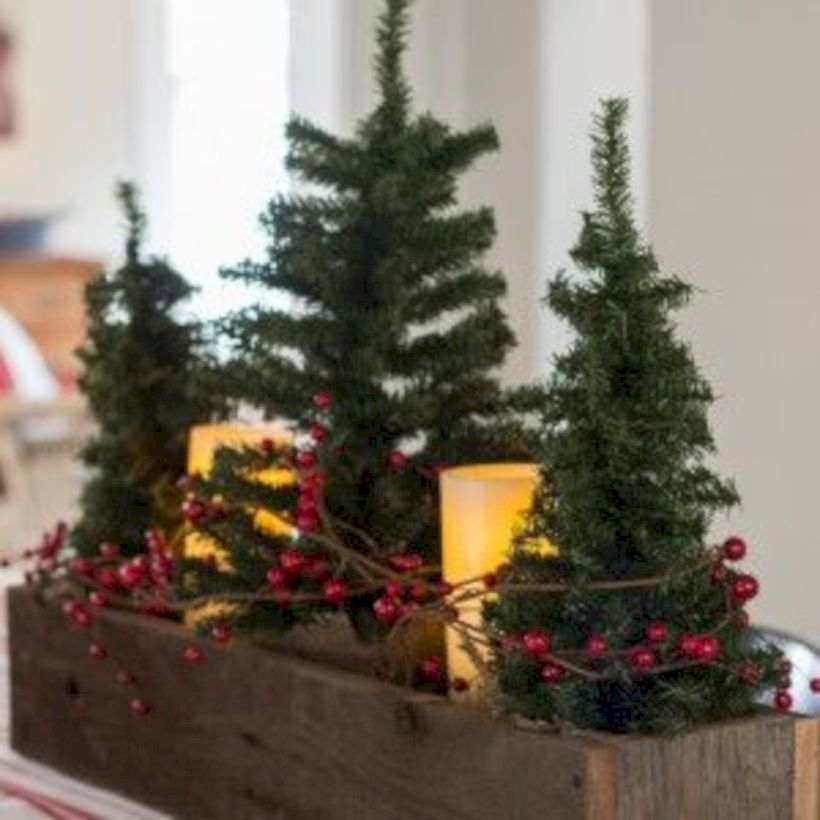 Beautiful christmas centerpiece ideas you should try 46