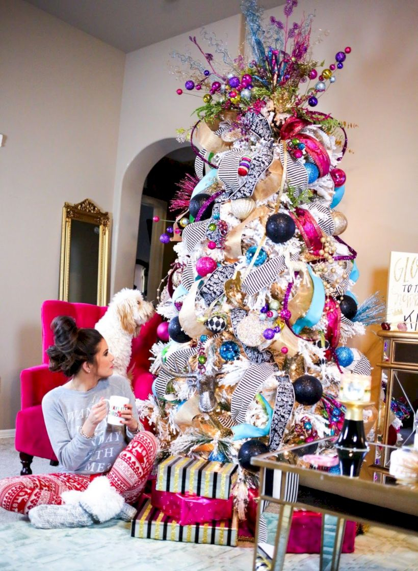 Beautiful christmas tree decoration ideas to see 24