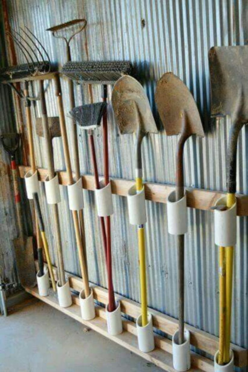 Creative hacks to organize your stuff for garage storage 05