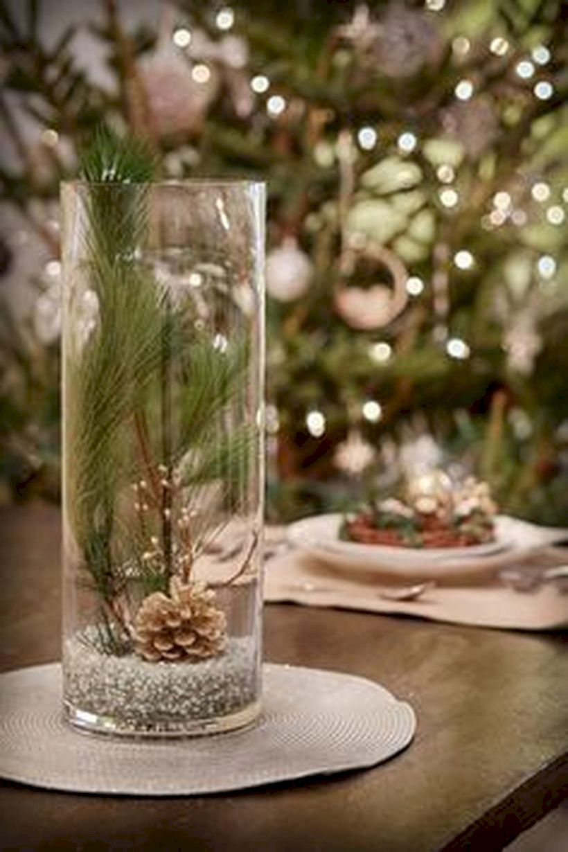 51 Easy Winter Centerpiece Decoration Ideas to Try ~ Matchness.com