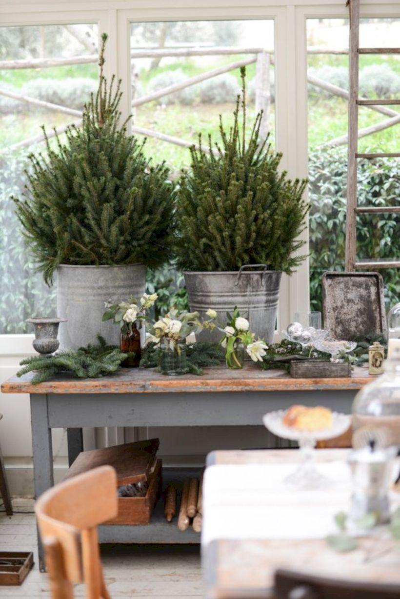 Genius ways to repurpose galvanized buckets this christmas 10