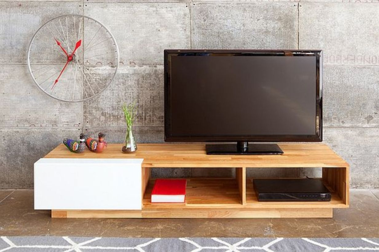 Modern tv stand design ideas for small living room 14