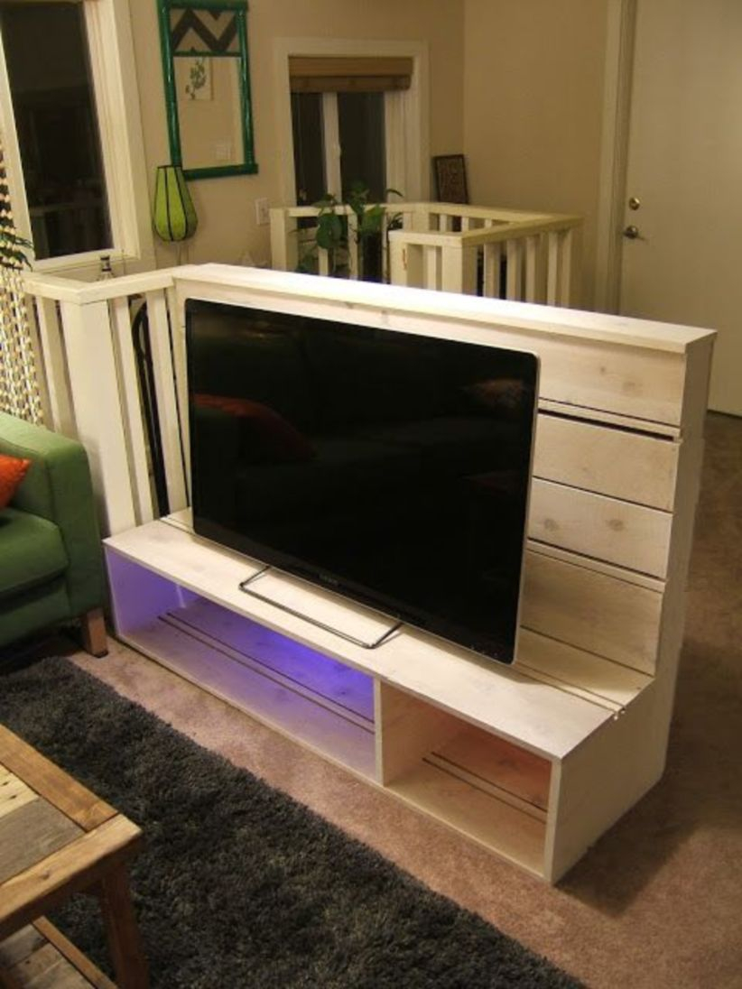 55 Modern TV Stand Design Ideas For Small Living Room - Matchness.com