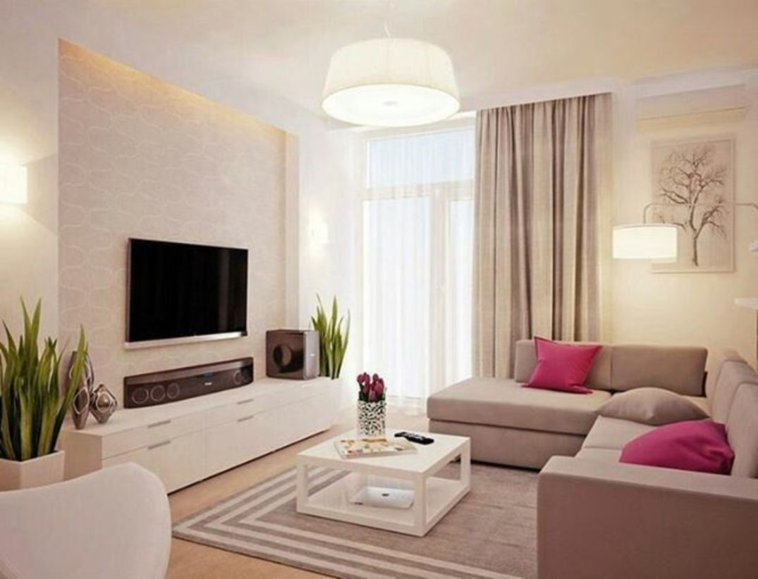 Modern tv stand design ideas for small living room 19