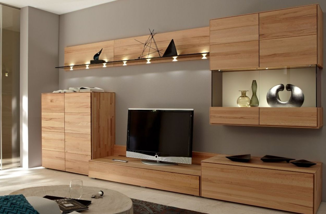 Modern tv stand design ideas for small living room 22
