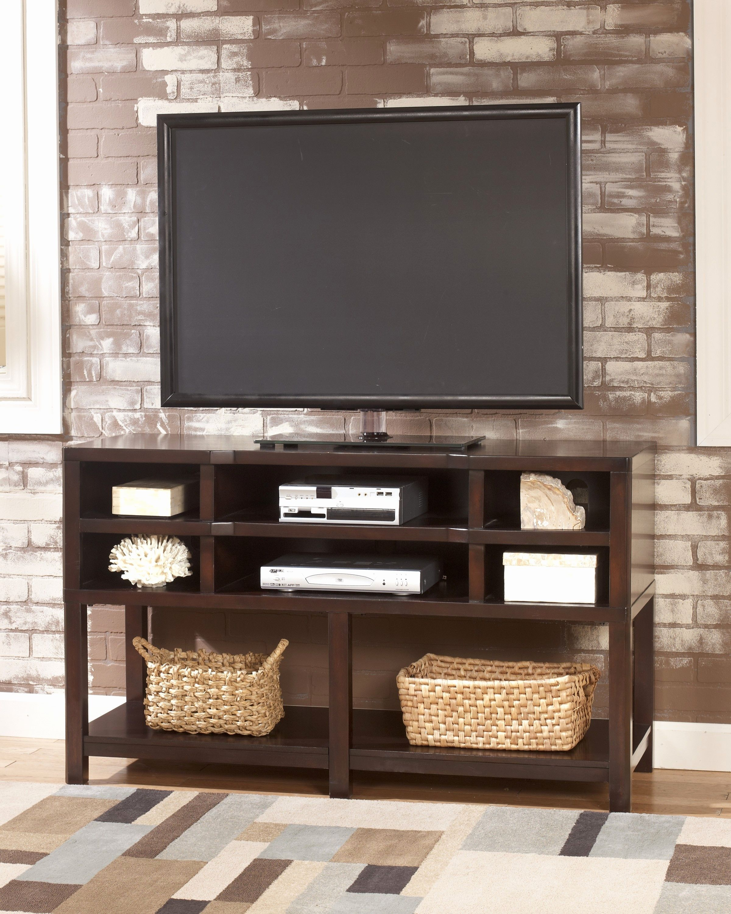 Modern tv stand design ideas for small living room 31