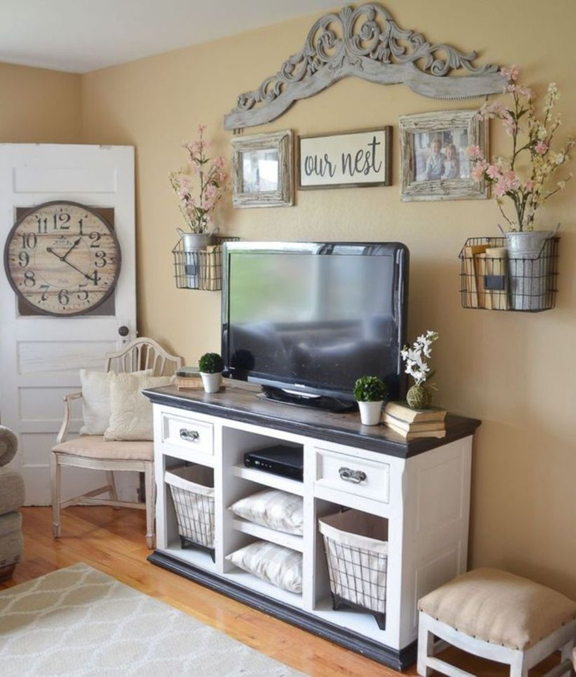 Modern tv stand design ideas for small living room 32