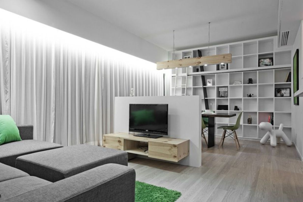 Modern tv stand design ideas for small living room 48