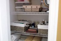 Ways to organizing your chaotic linen closet 25