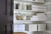 Ways to organizing your chaotic linen closet 30