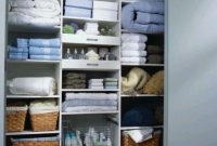 Ways to organizing your chaotic linen closet 34