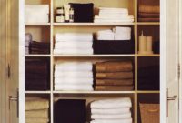 Ways to organizing your chaotic linen closet 35
