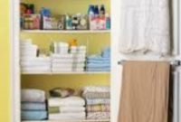 Ways to organizing your chaotic linen closet 40