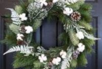 Winter christmas wreath to compliment your door 08