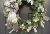 Winter christmas wreath to compliment your door 09