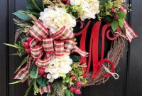 Winter christmas wreath to compliment your door 14