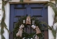 Winter christmas wreath to compliment your door 27