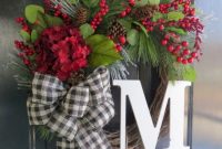 Winter christmas wreath to compliment your door 28