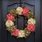 Winter christmas wreath to compliment your door 30