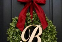 Winter christmas wreath to compliment your door 37