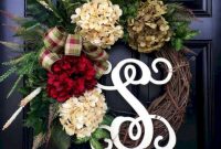 Winter christmas wreath to compliment your door 39