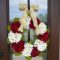 Winter christmas wreath to compliment your door 45
