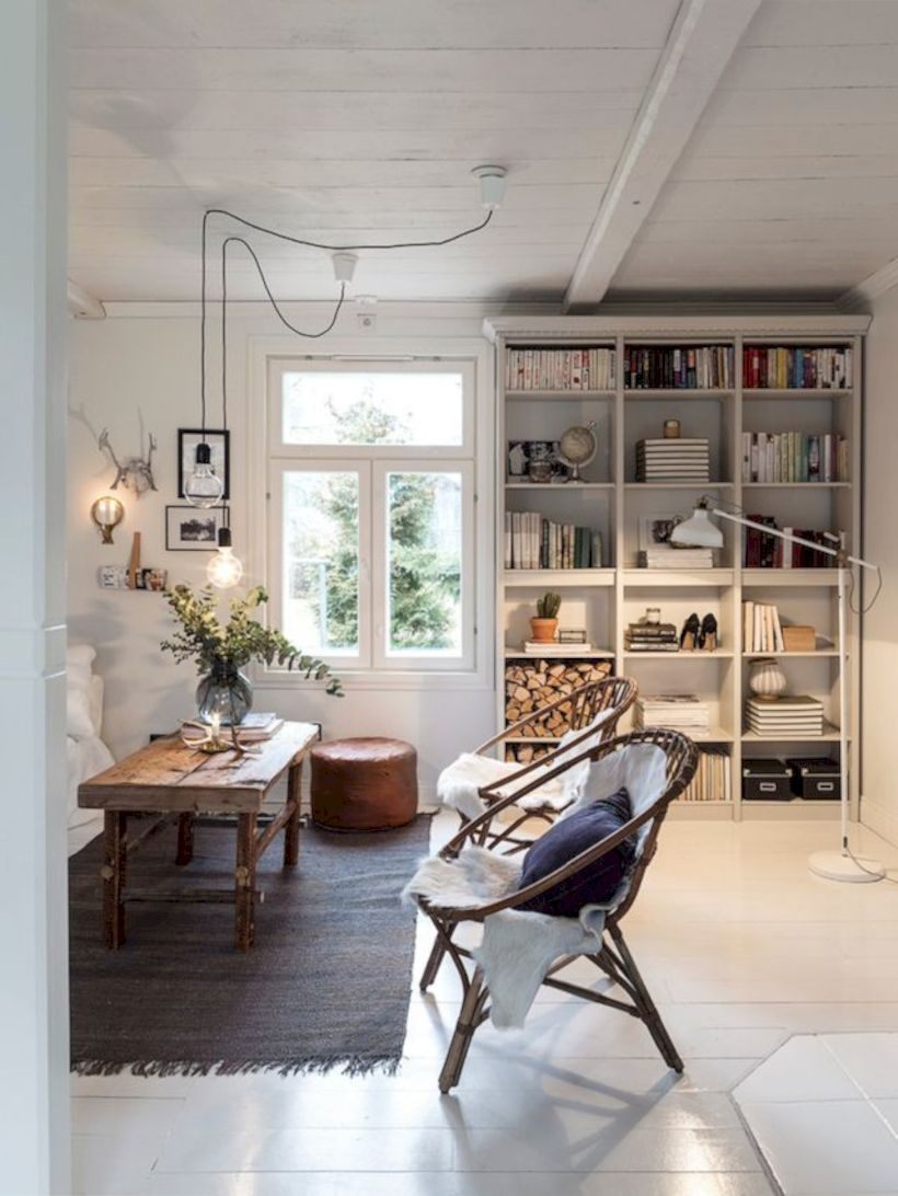 Winter hygge home decorating ideas 27