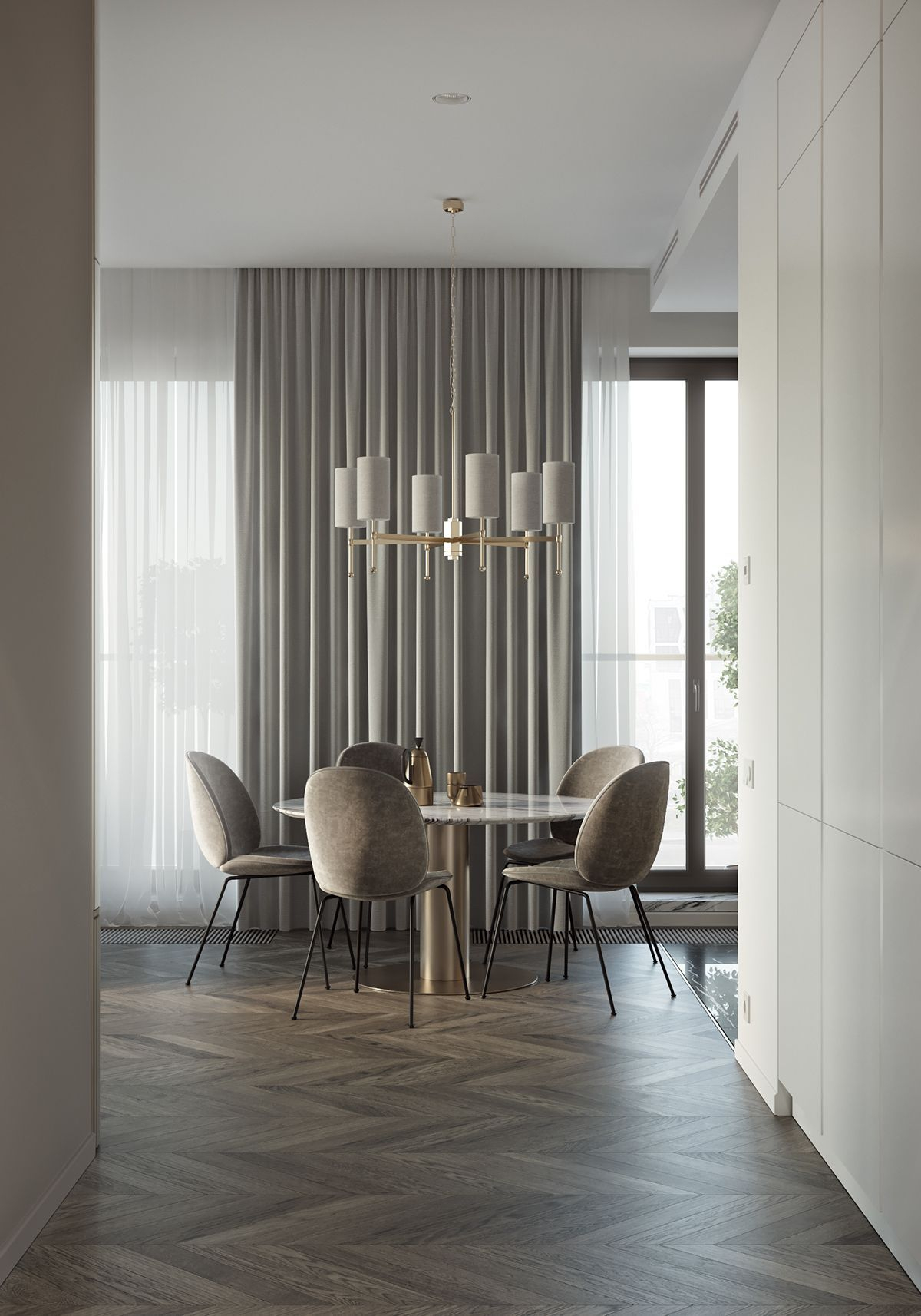 Amazing contemporary dining room decorating ideas 18