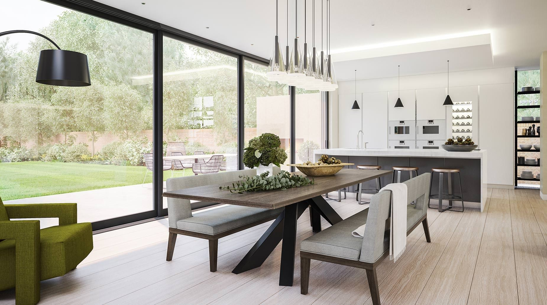 Amazing contemporary dining room decorating ideas 19