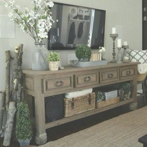 Awesome country farmhouse decor living room ideas 20