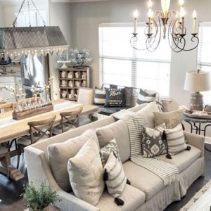 Awesome country farmhouse decor living room ideas 30
