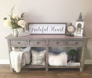 Awesome country farmhouse decor living room ideas 43