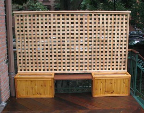 Beautiful yet functional privacy fence planter boxes ideas 22