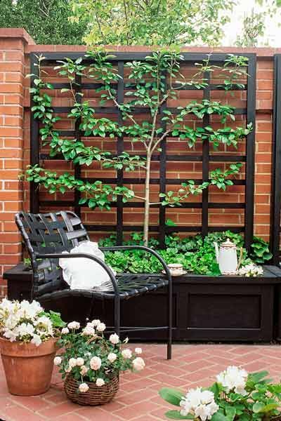 Beautiful yet functional privacy fence planter boxes ideas 25