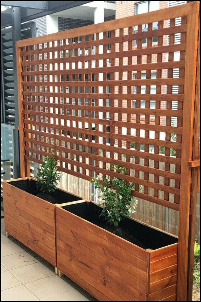 Beautiful yet functional privacy fence planter boxes ideas 39