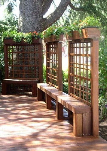 Beautiful yet functional privacy fence planter boxes ideas 43