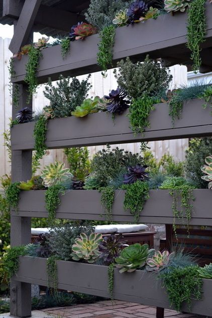 Beautiful yet functional privacy fence planter boxes ideas 46