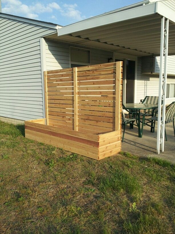 Beautiful yet functional privacy fence planter boxes ideas 47
