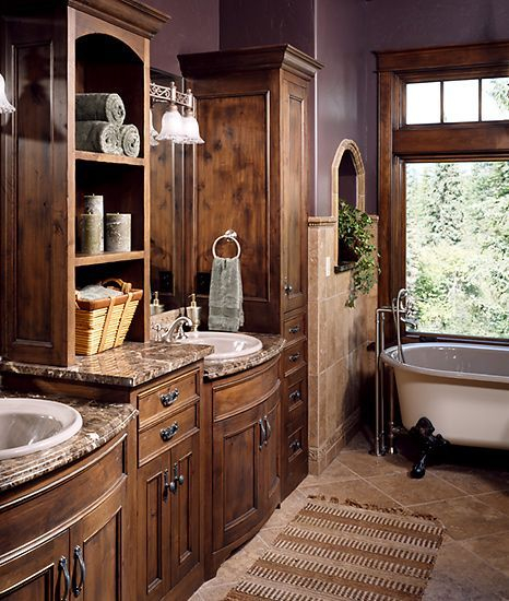 51 Cozy Master Bathroom Decor Ideas ~ Matchness.com