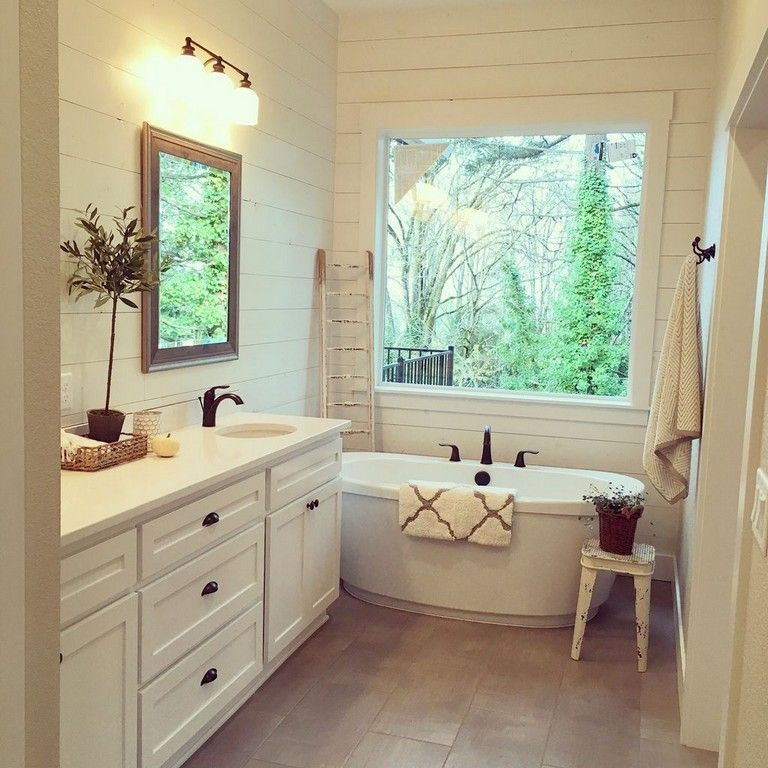 Cozy master bathroom decor ideas 20