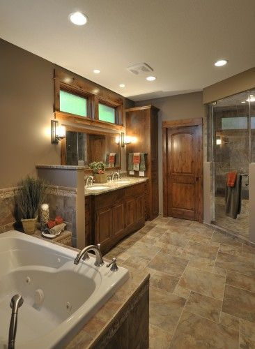 Cozy master bathroom decor ideas 25