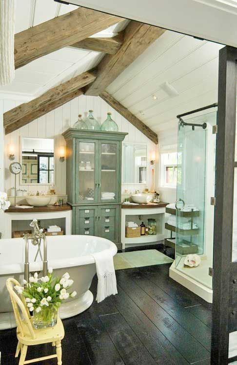 Cozy master bathroom decor ideas 26