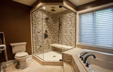 Cozy master bathroom decor ideas 45
