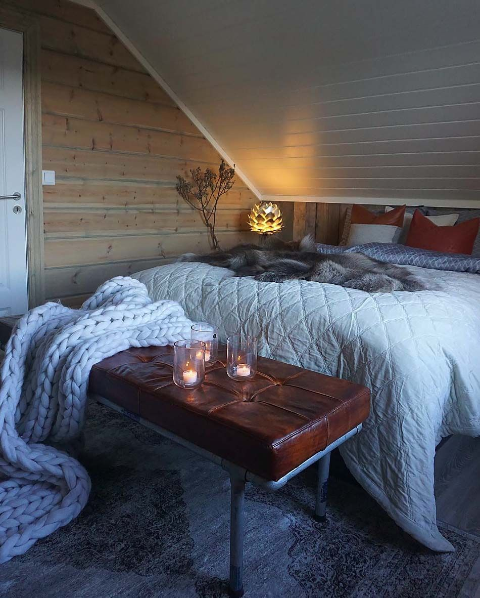 Cozy and beautiful bedroom for winter decor ideas 03
