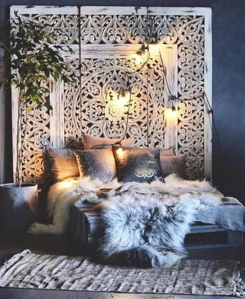 Cozy and beautiful bedroom for winter decor ideas 06