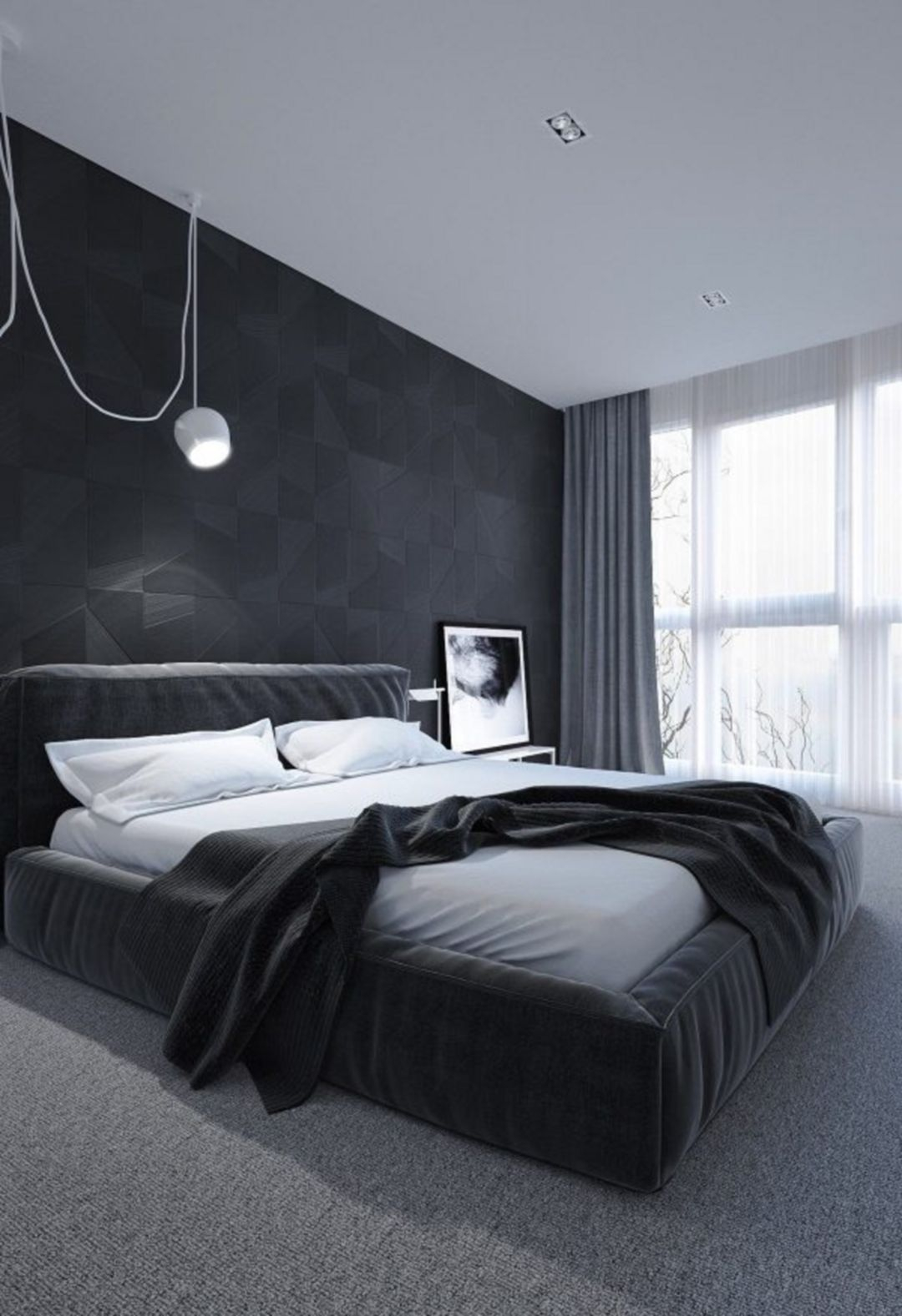 Cozy and beautiful bedroom for winter decor ideas 10
